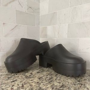 Platform Clogs size 8
